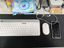 羅技（Logitech）K580無(wú)線(xiàn)藍牙鍵盤(pán)帶手機支架可跨屏切換靜音按鍵無(wú)限薄膜鍵盤(pán)筆記本電腦手機ipad平板鍵鼠套裝 【K580+Pebble】輕音套裝-芍藥白 曬單實(shí)拍圖