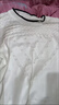 撞色圓領(lǐng)冰絲雪紡拼接針織衫女春季新款韓版鏤空釘珠洋氣薄款上衣 白色 XL 曬單實(shí)拍圖