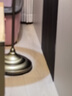 宜家（IKEA）ARSTID奧思迪復古經(jīng)典臺燈臥室燈裝飾床頭燈 黃銅/白色落地燈+E27燈泡806流明 曬單實拍圖
