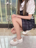 妙麗（Millies）品牌瑪麗珍女鞋2025新款百搭時(shí)尚軟底運(yùn)動(dòng)休閑鞋透氣舒適通勤單鞋 米色 38 曬單實(shí)拍圖