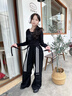 魅樂凱女童爵士舞服裝少兒嘻哈舞蹈練功服jazz女童裝女團走秀演出服套裝 口袋黑衣+黑長褲 150 （上衣偏小/褲子標(biāo)準(zhǔn)） 曬單實拍圖