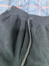 【鎖溫不掉毛】耐磨耐臟寬松束口衛褲勞保褲子休閑褲運動(dòng)褲工裝褲 深灰色（加絨款） 2XL 建議125-140斤 曬單實(shí)拍圖
