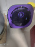 馳族桌面小風扇小型家用電風扇噴霧制冷靜音辦公室桌大風力usb充插電款迷你超長續(xù)航學生宿舍床便攜式 充電款【戴森紫】100檔大冷風16℃冰霧 靜音無聲 曬單實拍圖