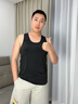 羅蒙3件冰絲背心男10A級抗菌夏季男士無痕薄款休閑運動打底衫跨欄 曬單實拍圖