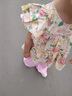 皮爾卡丹（pierre cardin）童裝女童夏季套裝2025新款兒童飛袖娃娃衫碎花上衣闊腿褲兩件套潮 粉色 150 尺碼11~12歲【140-150cm】 曬單實(shí)拍圖