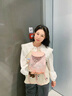 伊梵絡(luò)小眾休閑百搭雙肩包女2025新款韓版精致迷你小書包出游旅行小背包 粉色【帶掛件】 曬單實(shí)拍圖