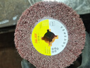 耐力威（NLW）進口拉絲輪不銹鋼專用纖維輪拋光輪羊毛砂布輪金屬打磨拋光拉絲機 正宗意大利料80目【掌柜推薦】 曬單實拍圖
