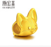 潮宏基 柯基生肖狗黃金轉(zhuǎn)運(yùn)珠女士足金手鏈送女友生日七夕禮物 柯基（單串珠） 曬單實(shí)拍圖