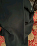 MissWiss直筒褲子女長褲休閑高腰收腹提臀黑色垂感闊腿褲 女神黑-九分 M 曬單實(shí)拍圖