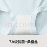 有棵樹(shù)女士?jì)妊澟?A抗菌桑蠶絲底襠高腰無(wú)痕柔軟透氣高彈防夾臀三角內褲 曬單實(shí)拍圖