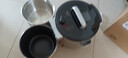 美的（Midea）電壓力鍋電高壓鍋高壓電飯鍋電飯煲5升0涂層系列304不銹鋼內(nèi)膽家用加深雙內(nèi)膽3-10人煲湯燉肉煮飯 【少鹽提鮮】0涂層不銹鋼 5L 曬單實(shí)拍圖