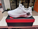 威爾勝（Wilson）官方男款RUSH PRO 4.5綜合穩(wěn)定系列運(yùn)動(dòng)專業(yè)競技網(wǎng)球鞋 【白色/礦石綠】WRS333550 44 -US 10.0 曬單實(shí)拍圖