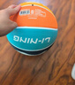 李寧（LI-NING）籃球兒童5號比賽室內(nèi)外耐磨水泥地幼兒小學生青少年戶外橡膠五號 曬單實拍圖
