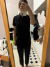 Navigare意大利小帆船女士純色翻領(lǐng)T恤短袖保羅polo衫2325525528 黑  S  曬單實(shí)拍圖