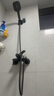 全銅混水閥淋浴水龍頭花灑套裝槍灰全套三聯(lián)浴室浴缸冷 全銅主體側(cè)開混水閥帶配件槍灰 曬單實拍圖