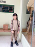 G.DUCKKIDS女童套裝春秋款2025新款春裝女大童洋氣時(shí)髦初春時(shí)尚兒童裝兩件套 咖啡色春秋 160 cm 曬單實(shí)拍圖
