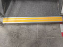 佐佑眾工鋁合金樓梯防滑條 幼兒園臺階踏步L型防撞護角橡膠包邊收邊壓邊條 【9.6*3cm黃色銀底】1米價(jià) 曬單實(shí)拍圖