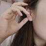 彩萊婭999純銀五角星鋯石耳釘女新款養耳洞足銀耳骨釘簡(jiǎn)約小巧耳環(huán)女款 999足銀五角星耳釘(單只) 禮盒包裝 曬單實(shí)拍圖