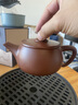 可提可轉(zhuǎn)鳳鳴紫陶壺云南建水紫陶漢瓦可旋轉(zhuǎn)泡茶壺大容量紫砂漢瓦 可提可轉(zhuǎn)可鳳鳴紫陶漢瓦壺 330ml 曬單實(shí)拍圖