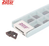 ZOTO 四方形數(shù)控車床刀片外圓內(nèi)孔車刀桿刀具硬質(zhì)合金刀粒 不銹鋼件 CCMT09T304-M(ZX25) （一盒10片）  曬單實(shí)拍圖