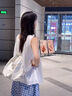 CRTNZO KROEZ官網(wǎng)輕奢包包女包2025年新款大容量單肩托特包生日七夕情人節(jié)禮物 米白色-CK禮物送女朋友老婆閨蜜 曬單實(shí)拍圖