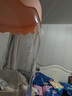 JOKOOAN娃娃收納桶箱筐毛絨玩具透明圓柱玩偶公仔收納神器滑輪旋轉(zhuǎn)筒收納 粉色150cm花環(huán)卡扣款 (防掉落底座) 曬單實拍圖