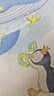 babycare嬰兒抑菌涼席寶寶透氣冰絲席兒童幼兒園可水洗鯨魚(yú)噴泉56*100CM 曬單實(shí)拍圖