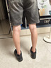 安踏男鞋街頭板鞋男2025夏季皮面防潑水黑色男士休閑鞋耐磨厚底運動鞋 基礎(chǔ)黑【街頭板鞋-黑武士配色】 42 曬單實拍圖