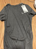 三彩2025秋款休閑簡(jiǎn)約T恤裙修身短袖圓領(lǐng)連衣裙長(cháng)裙顯瘦M 大象灰 M 160/84A 曬單實(shí)拍圖