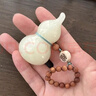 和田葫蘆手把件白玉碧玉桌面招財(cái)小擺件隨身文玩飾品車(chē)掛件吊墜 推薦購(gòu)買(mǎi)（帶手鏈）盤(pán)玩袋 曬單實(shí)拍圖