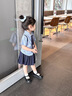 簡霏兔子警官兒童衣服 夏裝女孩朱迪裙子女童連衣裙春秋學院風jk套裝 小兔Jk套裝 120 曬單實拍圖