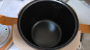 半球半球電飯煲迷你電飯鍋家用小型一人用全自動(dòng)宿舍1-2人小老式多功能煮飯鍋便攜電煲蒸煮迷你電飯煲 米白色（普通膽）無(wú)蒸碟 1.2L （適用1人） 曬單實(shí)拍圖