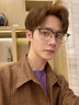 施洛華眼鏡框男商務(wù)半框眉毛框眼鏡架男女配近視鏡施洛華官旗眼鏡SL808 SL808 晚空黑 C10 鏡框+凱米1.56U6防藍光 曬單實(shí)拍圖