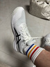 亞瑟士（ASICS）新款羽毛球鞋乒乓球鞋男女鞋室內(nèi)外專業(yè)運動鞋牛筋底透氣排球鞋 1071A120-100白黑 UPCOURT 6 42.5 曬單實拍圖
