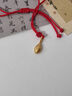 中國黃金（CHINA GOLD）黃金項鏈足金健康快樂湯勺吊墜嬰兒寶寶周歲生日禮物送嬰兒孩子 吊墜金重約0.5g【甄選禮盒】 曬單實拍圖