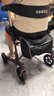 邁德斯特 助行器助步器老人殘疾人手推車鋁合金帶座四輪車助行車 Z23-C-RD 曬單實拍圖