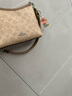 蔻馳（COACH）【品牌直供】LAUREL女士小號(hào)HOBO流浪包 沙黃色拼灰褐色 七夕禮物 曬單實(shí)拍圖
