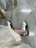 彪馬（PUMA）【厚底鞋】增高黑白松糕鞋女復(fù)古休閑板鞋PLATFORM394369 白-黑色-01 37 曬單實拍圖