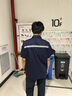 帥帝拉克薄款夏季工作服男女透氣耐磨套裝工廠車間汽修上衣勞保服定制工裝 【前后反光條】藏藍(lán)色-套裝 X133 XL (175) 建議135-155斤左右 曬單實拍圖