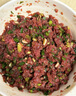 焱留香牛肉餡500g*2袋 內(nèi)蒙古特產(chǎn)烏審旗小紅牛燉煮燒烤火鍋食材生鮮 牛肉餡500g*2袋 曬單實(shí)拍圖