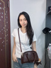 CinvaiKrose【趙昭儀同款】包包女包2025新款保齡球斜挎包生日七夕情人節(jié)禮物 咖啡色【送女友老婆女生禮物走心】 曬單實拍圖