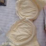 夏.娃.之.秀文胸女內(nèi)衣蕾絲聚攏洞洞杯軟支撐側(cè)收副乳調(diào)整型顯大上托胸罩3680 柳綠 75A /34A上薄下厚杯 曬單實拍圖