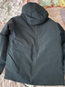利郎【強(qiáng)防水+高透濕】羽絨服男連帽防風(fēng)防水冬季24新款商務(wù)男士外套 黑灰（G4DRF2042Y） 2XL 180/96A 充絨量121g 曬單實拍圖