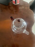 禾器·斑斕禾器晶彩文巧壺茶水分離耐高溫玻璃泡茶壺家用煮茶器2024新款茶具 235ml 晶彩文巧壺-琥珀色- 曬單實(shí)拍圖