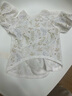 Aengbay昂貝嬰兒衣服純棉初生和尚服夏季薄款寶寶半背衣新生兒全背衣 遇見(jiàn)春意 半背 59 曬單實(shí)拍圖