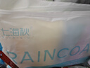 七海秋一次性雨衣加厚便攜式卡片雨衣長(zhǎng)款防暴雨成人款外穿雨披5件彩色 曬單實(shí)拍圖
