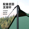 駱駝（CAMEL） 戶(hù)外天幕便攜露營(yíng)帳篷遮陽(yáng)遮雨棚輕野營(yíng)野餐防曬涼棚 1J32263960A，道森，軍綠色 曬單實(shí)拍圖