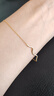 周大福SOINLOVE極簡(jiǎn)系列18K彩金極簡(jiǎn)ins風(fēng)項鏈女 VE154 40cm 曬單實(shí)拍圖