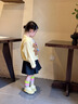可英 GOWINBABY女童毛衣新款2025秋季小女孩休閑寬松上衣女寶可愛(ài)毛絨小熊針織衫 黃色 130 （適合身高120cm-130cm） 曬單實(shí)拍圖