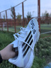 阿迪達(dá)斯 （adidas）中性 足球系列 F50 LEAGUE TF 足球鞋 JH7726 白色  41  曬單實拍圖